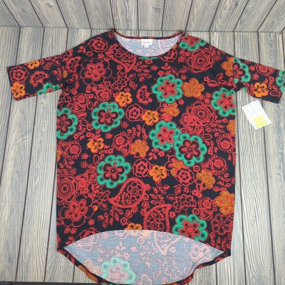 LuLaRoe Irma Women Top LOT OF 4 Loose Knit High Low Fitted Mid Sleeves XXS 00-4 - Picture 9 of 9